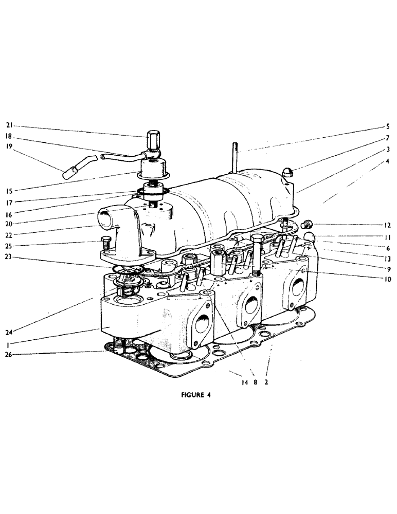 Схема запчастей Case IH 880E - (10) - CYLINDER HEAD (01) - ENGINE