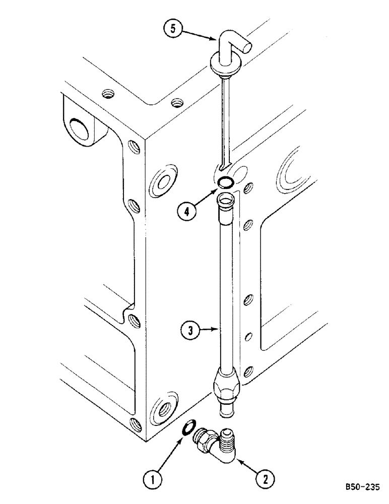 Схема запчастей Case IH 685 - (6-348) - REAR FRAME OIL LEVEL GAUGE AND TRANSMISSION OIL (06) - POWER TRAIN