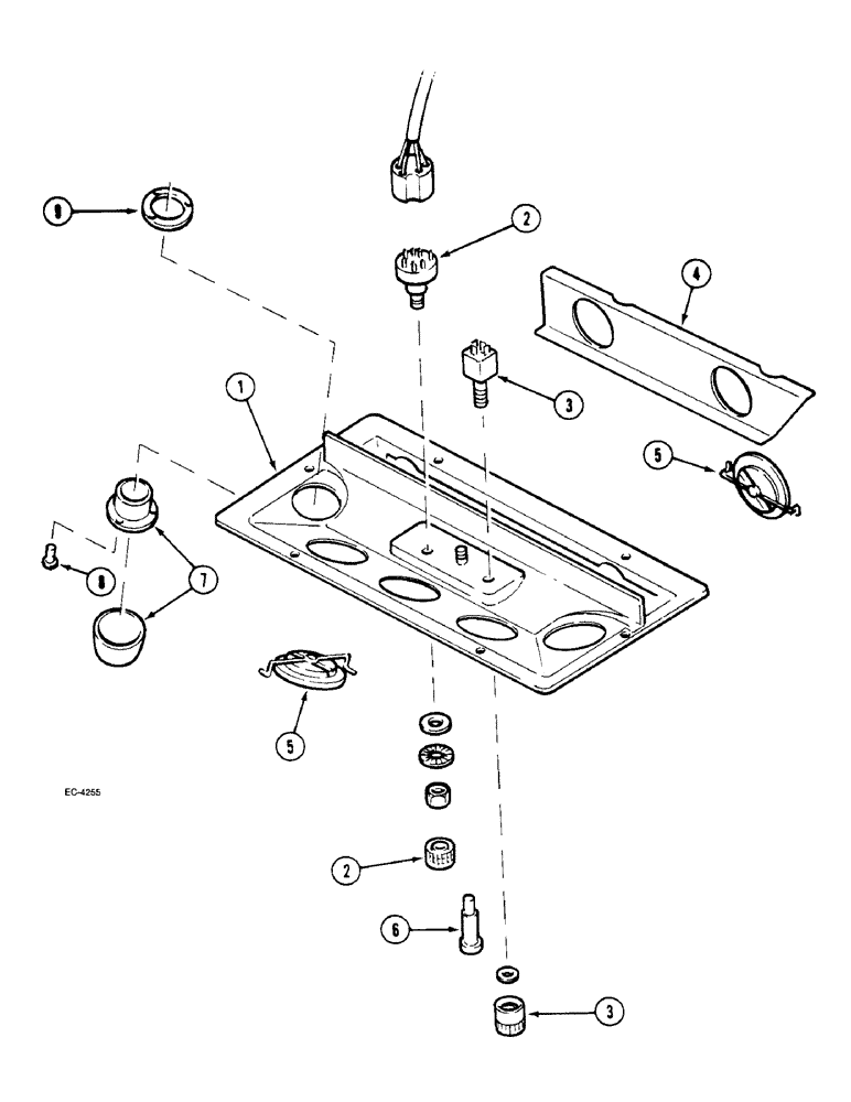 Схема запчастей Case IH 2130 - (9-072) - HEATER CONTROLS 93 (09) - CHASSIS/ATTACHMENTS