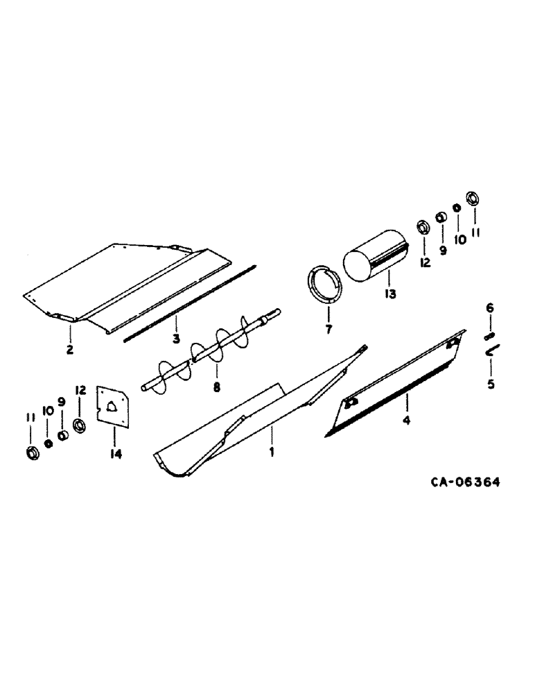 Схема запчастей Case IH 1420 - (25-07) - GRAIN AND TAILINGS ELEVATORS, TAILINGS AUGER TROUGH Elevators