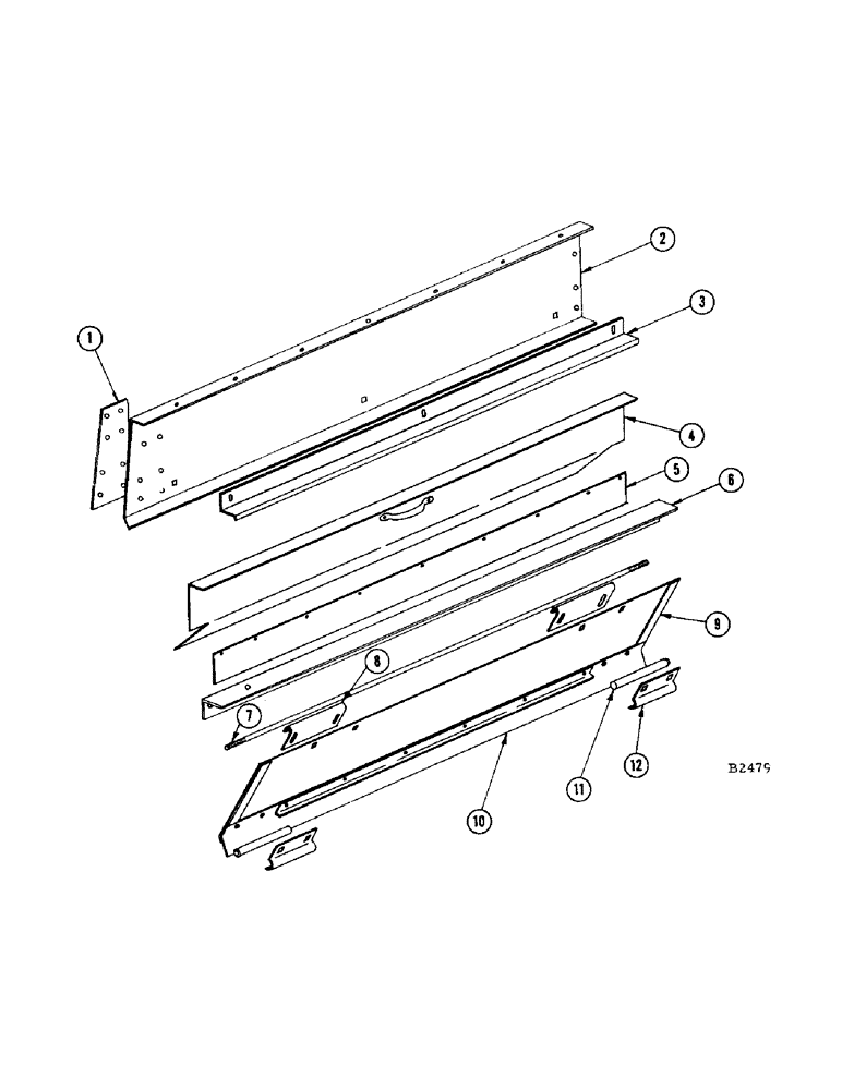 Схема запчастей Case IH 1160 - (04) - CONCAVE ACCESS SECT., MAIN COMBINE DRV SHAFT, MAIN FRME AND TOOL BOX, CONCAVE ADJ. LEVER AND LINKAGE (66) - THRESHING