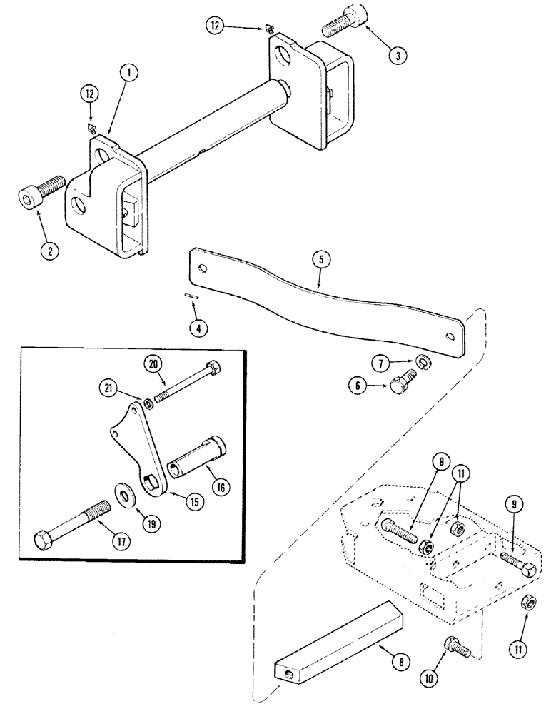 Схема запчастей Case IH 2394 - (9-002) - CROSSBAR AND WISHBONE SPRINGS (09) - CHASSIS/ATTACHMENTS