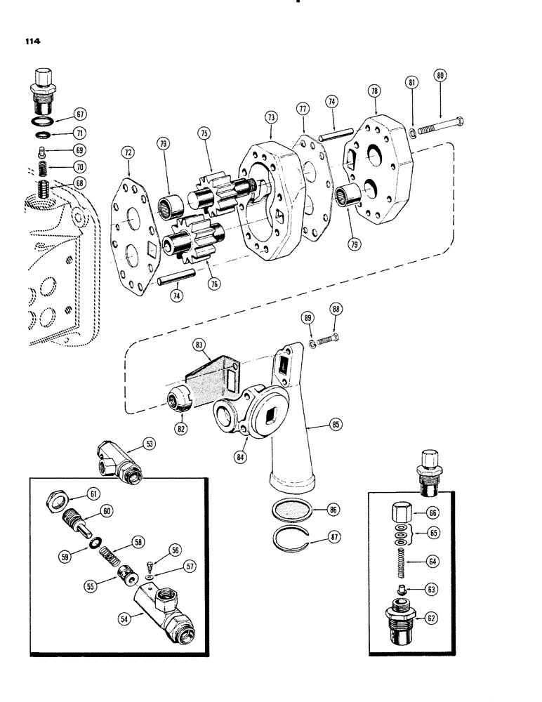 Схема запчастей Case IH 930-SERIES - (114) - A23384 HYDRAULIC PUMP, CONTINUED (06) - POWER TRAIN