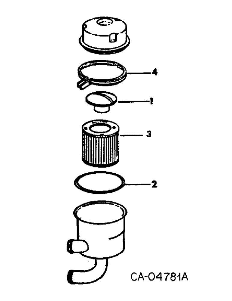 Схема запчастей Case IH 4568 - (10-23) - HYDRAULICS, HYDRAULIC OIL FILTER (07) - HYDRAULICS