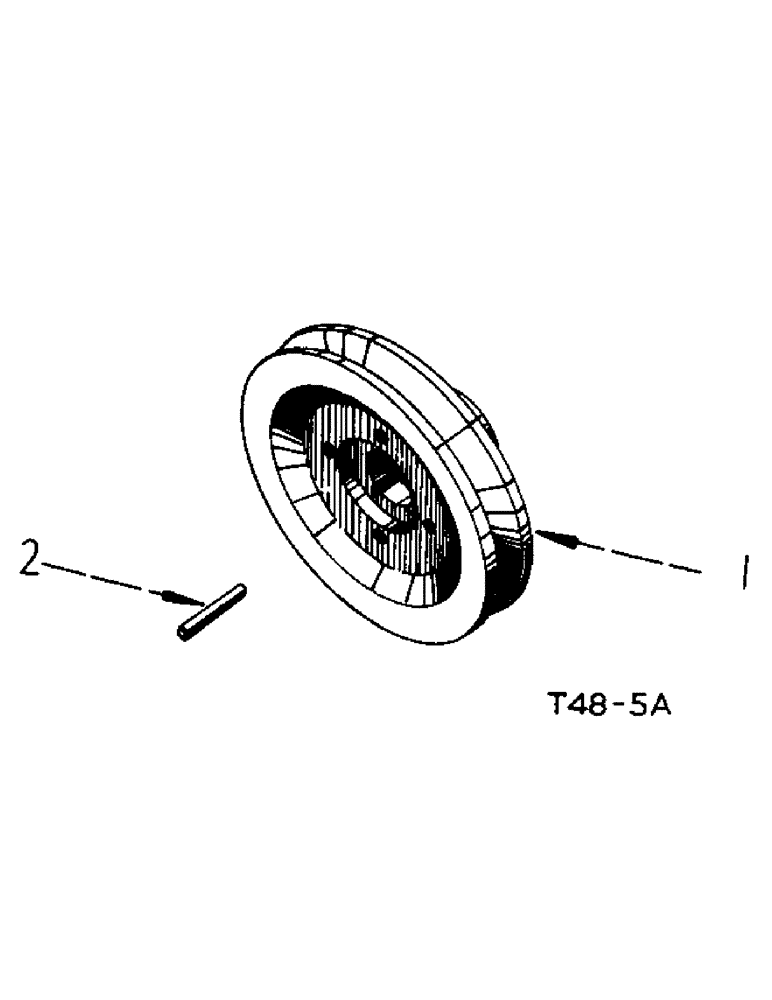 Схема запчастей Case IH 276 - (6-68) - FRONT P.T.O. DRIVE PULLEY ATTACHMENT (88) - ACCESSORIES