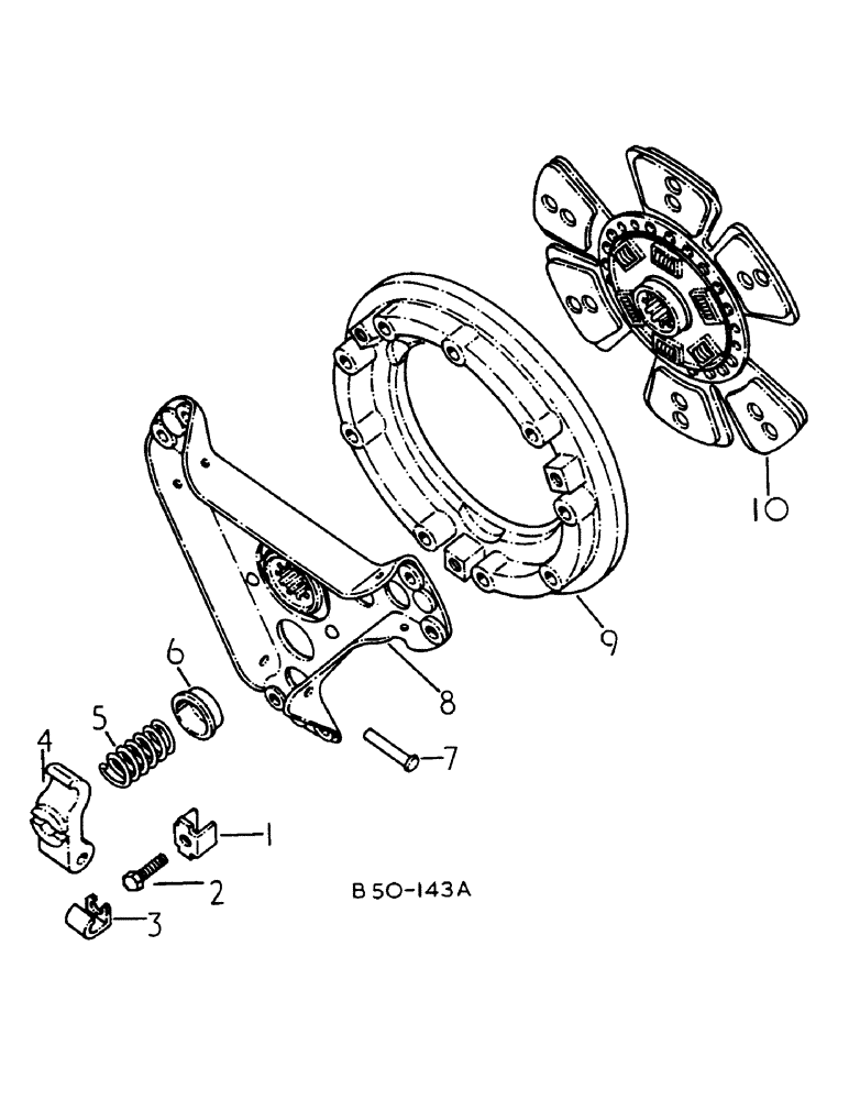 Схема запчастей Case IH 784 - (07-016) - CLUTCH, UP TO 784/11168, 785/11999, 278/562 (04) - Drive Train