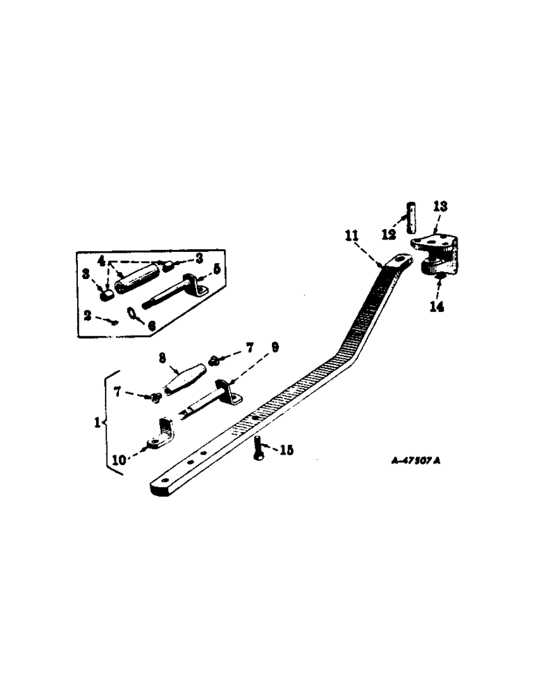 Схема запчастей Case IH 300 - (349) - ATTACHMENTS, SWINGING DRAWBAR, SPECIAL, FOR ALL TRACTORS EXCEPT HI-CLEAR MODELS Attachments