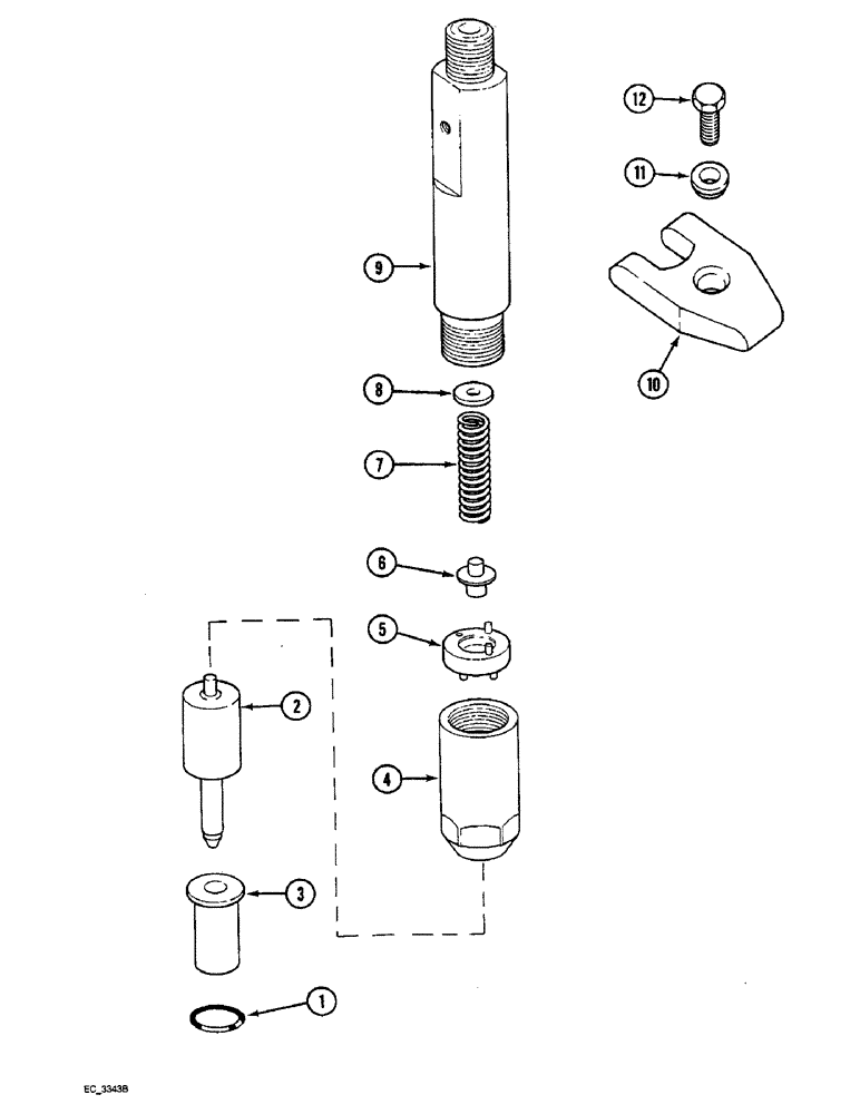 Схема запчастей Case IH 4240 - (3-06) - FUEL INJECTION NOZZLE (03) - FUEL SYSTEM