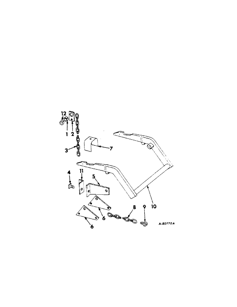 Схема запчастей Case IH 100 - (A-15[A]) - FAST HITCH, DRAWBAR AND RELATED PARTS 