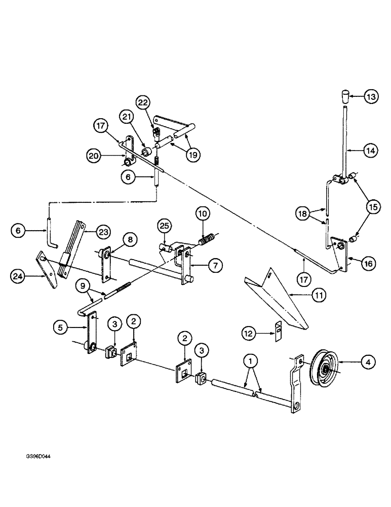 Схема запчастей Case IH 1400 - (6-28) - AUXILIARY DRIVE (03) - POWER TRAIN