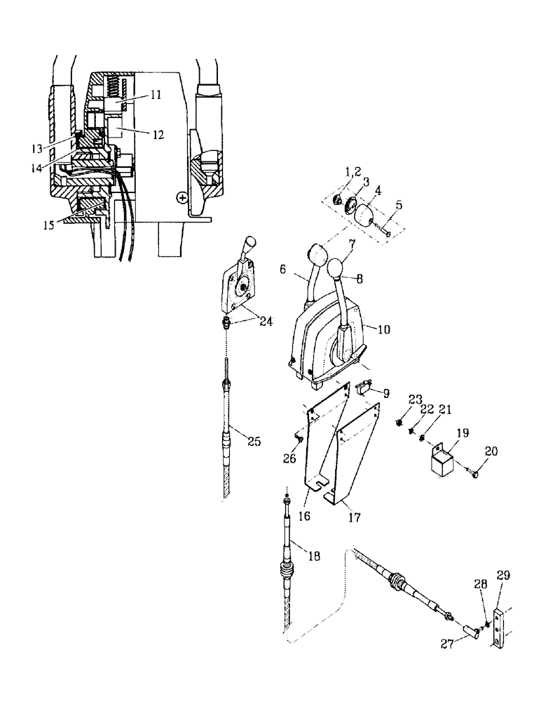 Схема запчастей Case IH 7700 - (A11-11) - PEDESTAL CONTROLS, 7700 Mainframe & Functioning Components