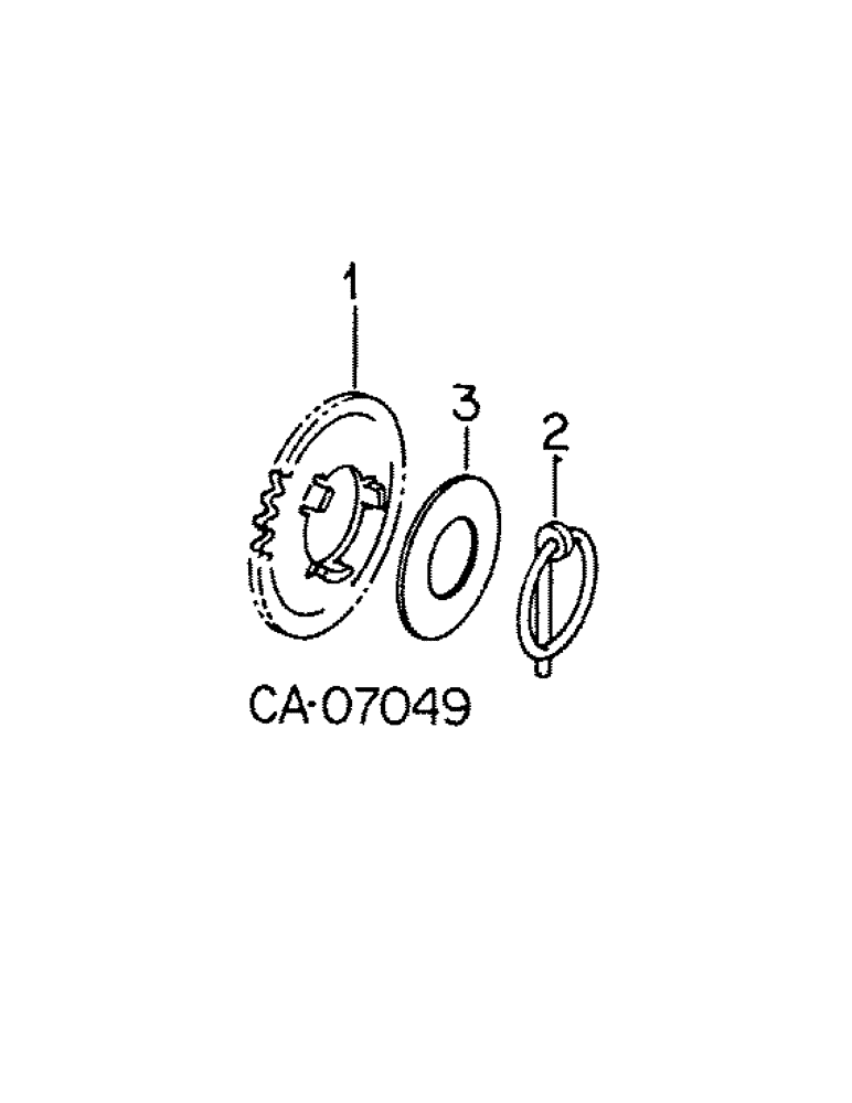 Схема запчастей Case IH 500 - (E-08) - PLATE SPROCKET PARTS ACCESSORY PACKAGE 