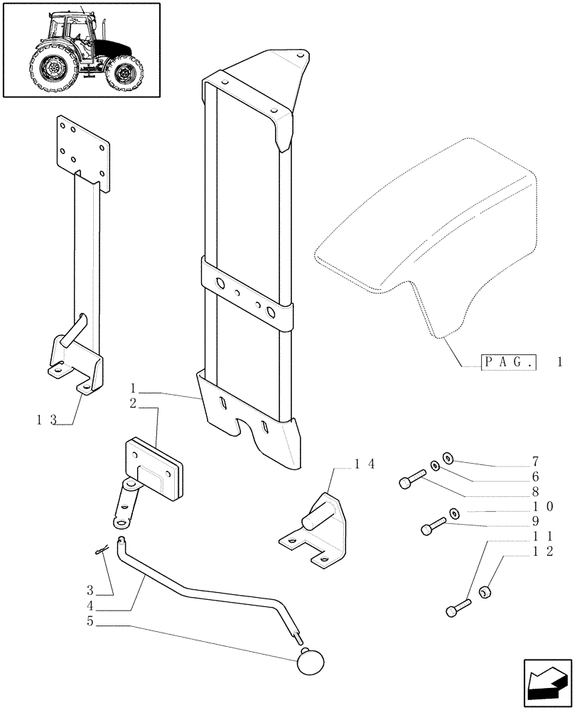 Схема запчастей Case IH JX90 - (1.83.0[02]) - HOODS (08) - SHEET METAL