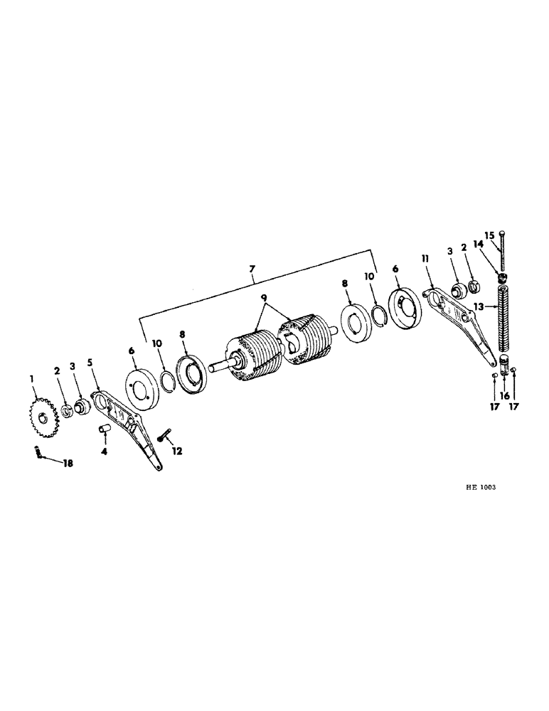 Схема запчастей Case IH 230 - (17-06) - MOUNTED EQUIPMENT, CONDITIONER UPPER RUBBER ROLL ASSEMBLY Mounted Equipment