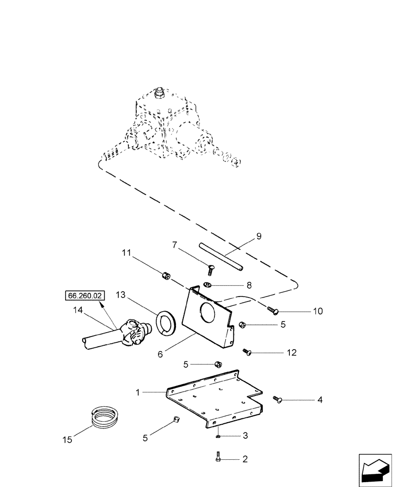 Схема запчастей Case IH 2588 - (60.120.01) - FEEDER - MOUNTING, DRIVE AND FAN GEAR (60) - PRODUCT FEEDING