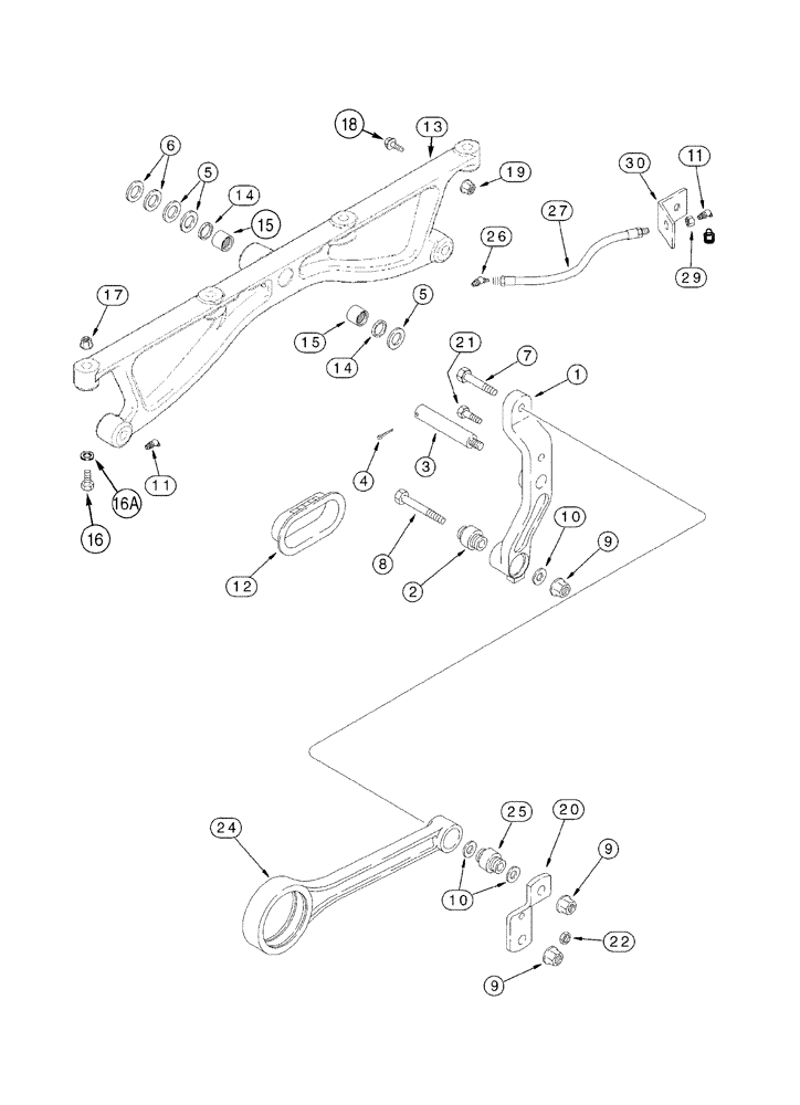 Схема запчастей Case IH 2388 - (09B-22) - CHAFFER - DRIVE HANGER (14) - ROTOR, CONCANVES & SIEVE