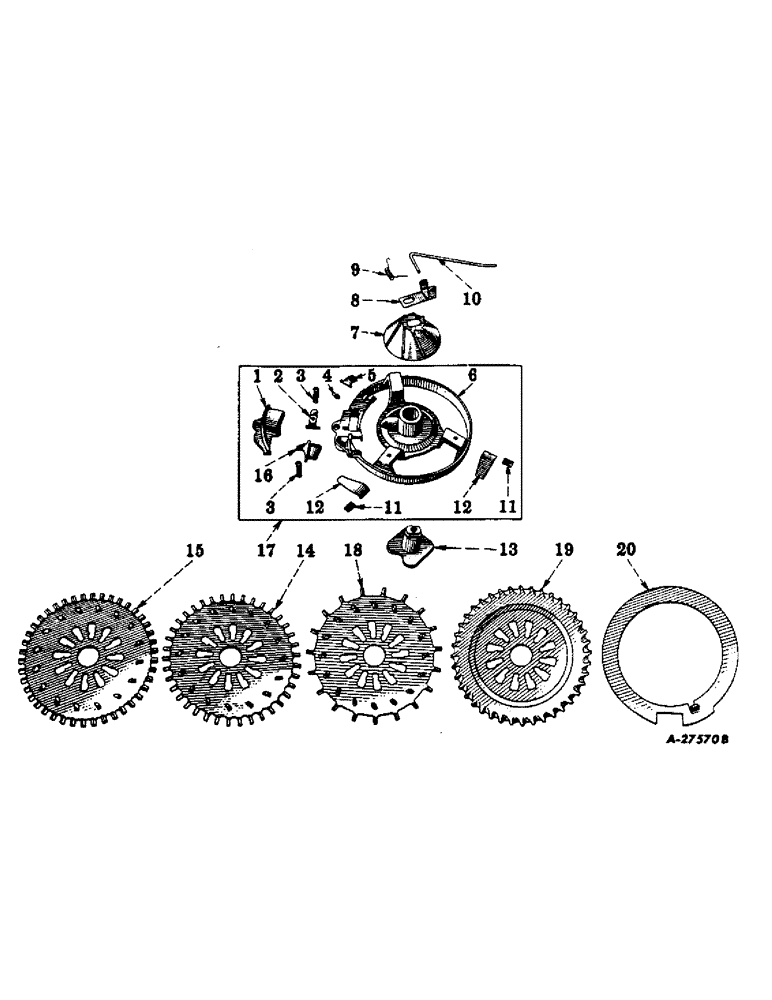 Схема запчастей Case IH 90 - (R-29) - COTTON PLANTING EQUIPMENT, ONE PER ROW 