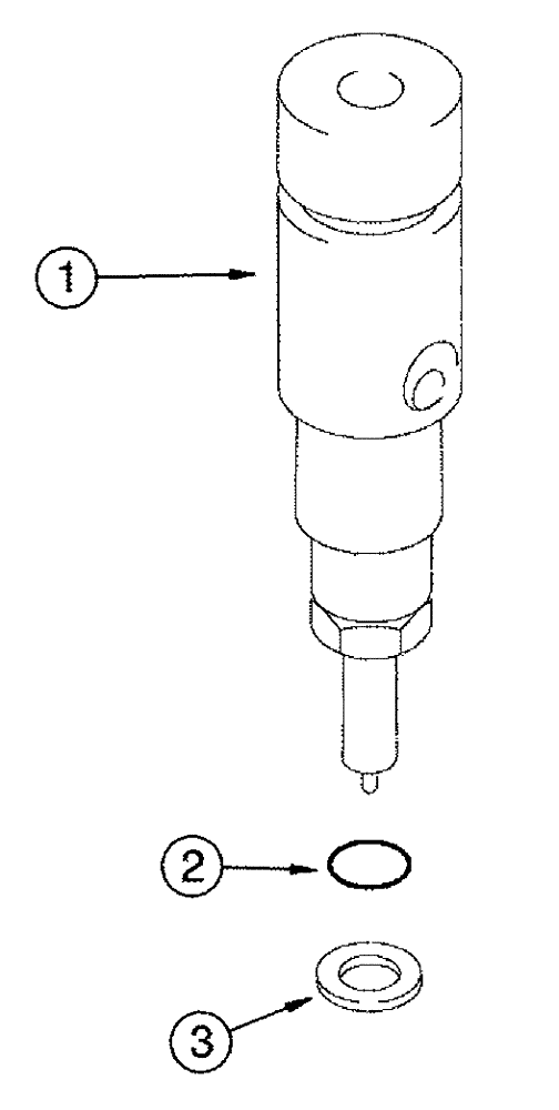 Схема запчастей Case IH FLX4510 - (02-079) - FUEL INJECTION NOZZLE, FLX4010 (01) - ENGINE