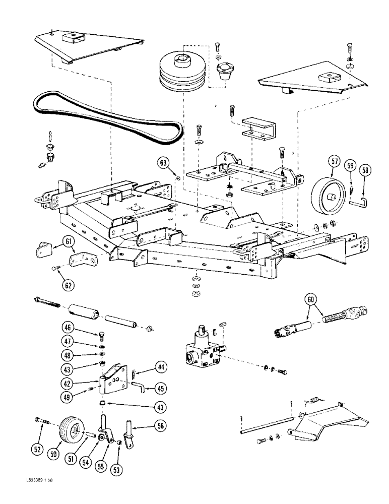 Схема запчастей Case IH 61MS - (36) - MOWER DECK 