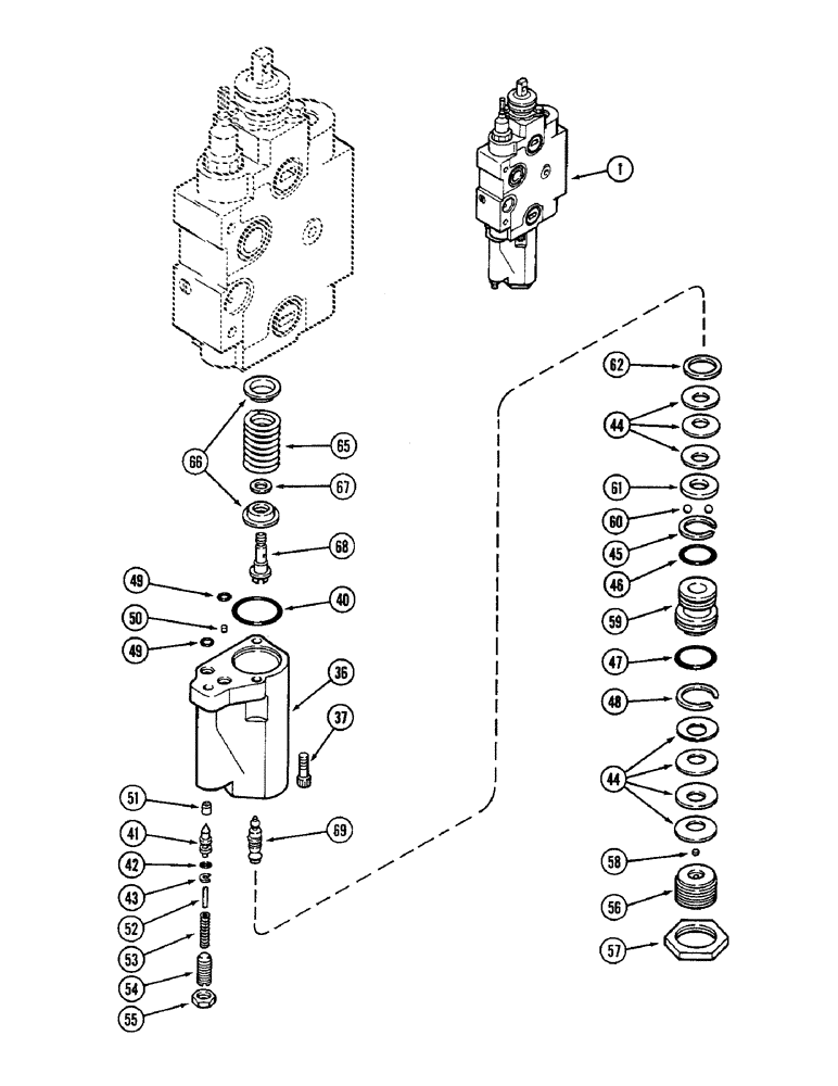 Схема запчастей Case IH 3294 - (8-326) - REMOTE HYDRAULICS, REMOTE CONTROL VALVE, WITH LOAD CHECK (CONTD) (08) - HYDRAULICS