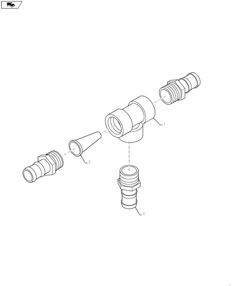 Схема запчастей Case IH 4420 - (11-041) - VENTURI ASSEMBLY Options