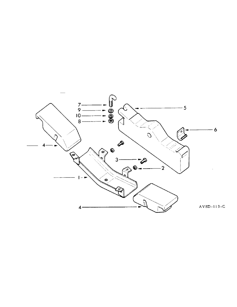 Схема запчастей Case IH FU-267D - (227) - SUSPENDED WEIGHTS (FRONT & REAR) (09) - CHASSIS