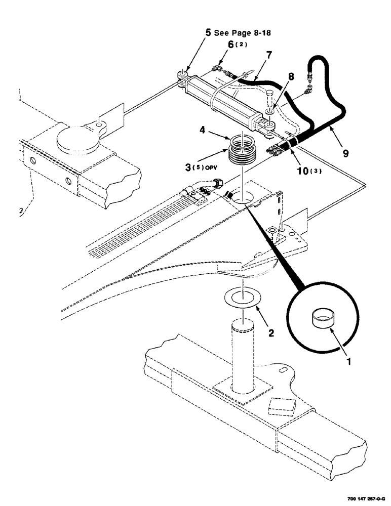 Схема запчастей Case IH SC414 - (8-16) - HYDRAULIC TONGUE PIVOT ASSEMBLY (08) - HYDRAULICS