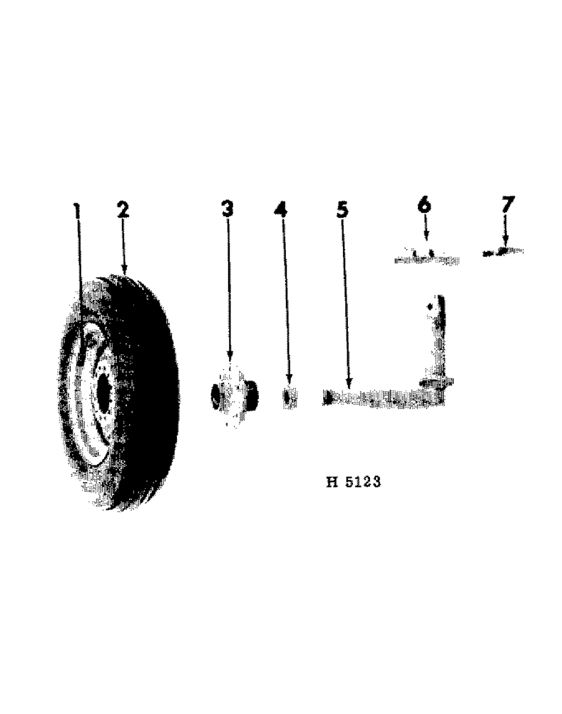 Схема запчастей Case IH 100 - (03-10) - LAND WHEEL 