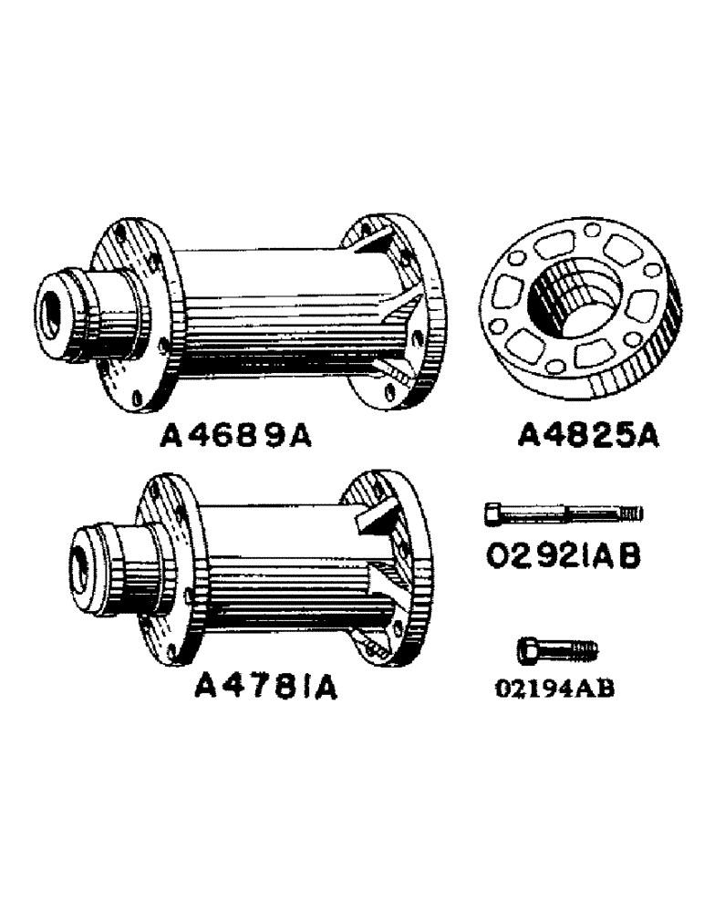 Схема запчастей Case IH DC-SERIES - (079) - REAR WHEEL EXTENSION HUBS, MODEL "DC" TRACTOR (06) - POWER TRAIN