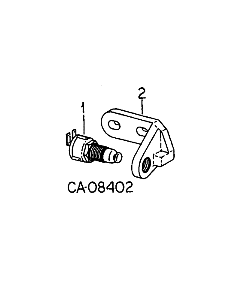 Схема запчастей Case IH 584 - (08-05B[A]) - NEUTRAL SAFETY SWITCH, SERIAL NO. 6953 AND ABOVE (06) - ELECTRICAL