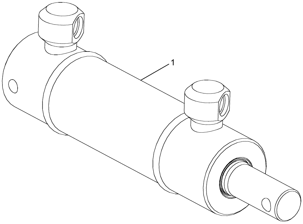 Схема запчастей Case IH 625 - (35.910.38) - FAN ENGAGEMENT CYLINDER ASSEMBLY (35) - HYDRAULIC SYSTEMS