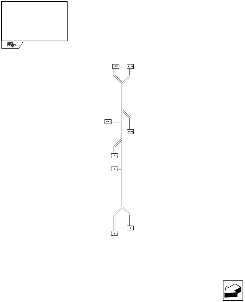 Схема запчастей Case IH LB333P - (06.516[01]) - CABLE HARNESS: 84459691 - NOT FOR NA (06) - ELECTRICAL SYSTEMS