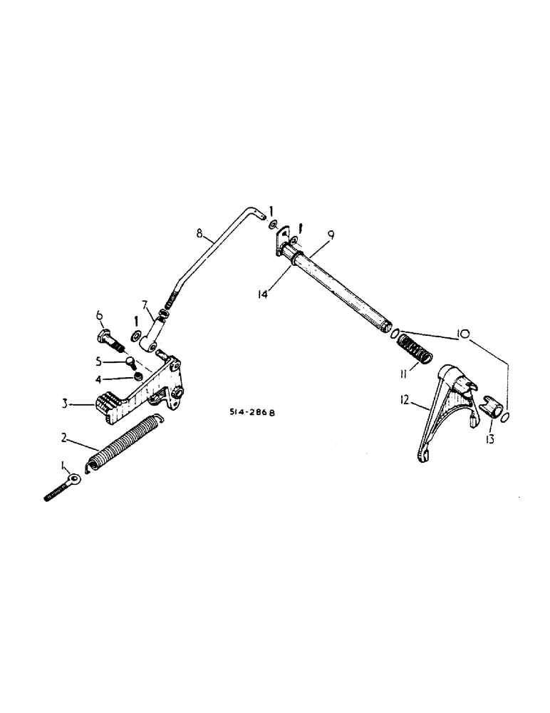 Схема запчастей Case IH 784 - (07-11) - DRIVE TRAIN, DIFFERENTIAL LOCK (04) - Drive Train