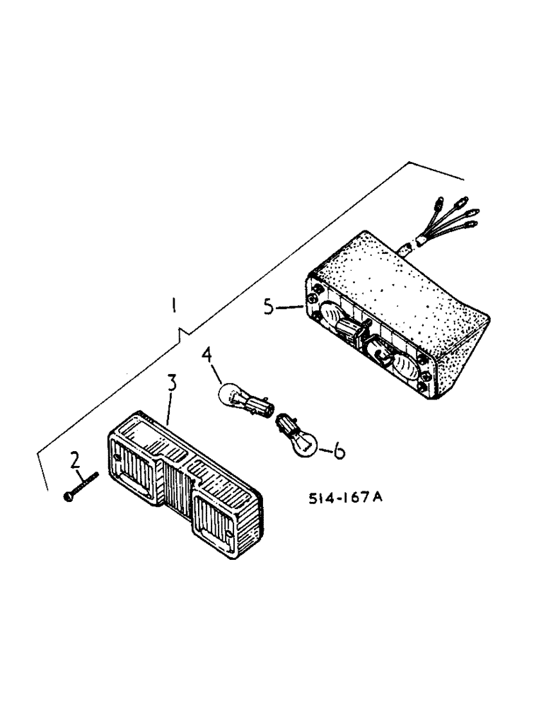 Схема запчастей Case IH 674 - (08-21[A]) - FENDER WIRING & SIDE/FLASHER LIGHTS, FOR MACHINES WITH FLAT TOP FENDERS, SAFETY CAB OR SAFETY FRAME (06) - ELECTRICAL