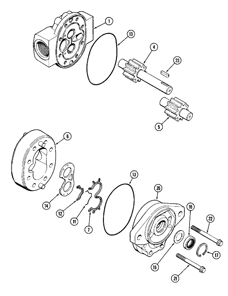 Схема запчастей Case IH 1010 - (8-32) - REEL DRIVE PUMP (35) - HYDRAULIC SYSTEMS