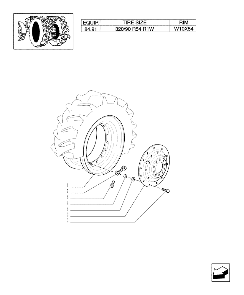 Схема запчастей Case IH MXM175 - (83.00[13]) - DRIVE WHEELS (11) - WHEELS/TRACKS