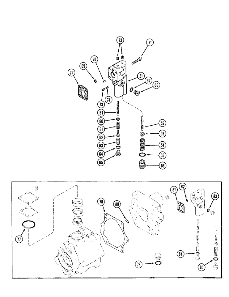 Схема запчастей Case IH 8930 - (8-020) - HYDRAULIC PISTON PUMP ASSEMBLY (08) - HYDRAULICS