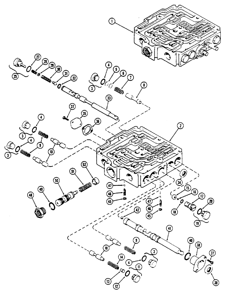 Схема запчастей Case IH 2670 - (288) - TRANSMISSION CONTROL VALVE ASSEMBLY, FIRST USED TRANSMISSION SERIAL NUMBER 10064489 (08) - HYDRAULICS