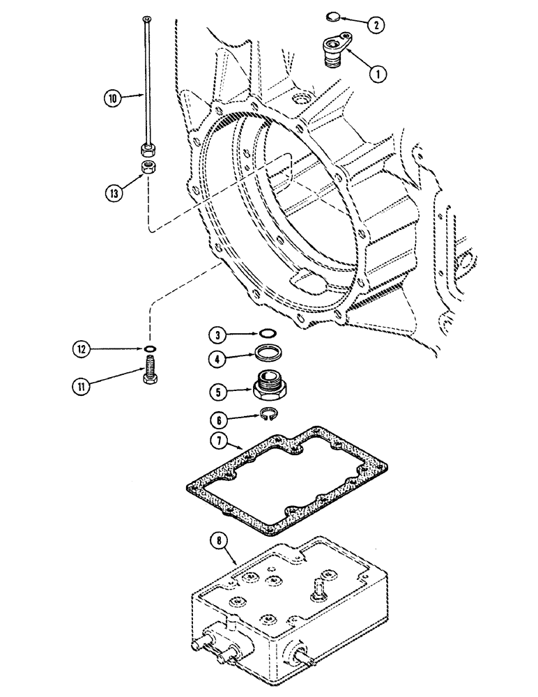 Схема запчастей Case IH 2090 - (8-468) - DRAFT CONTROL SENSING LINKAGE (08) - HYDRAULICS