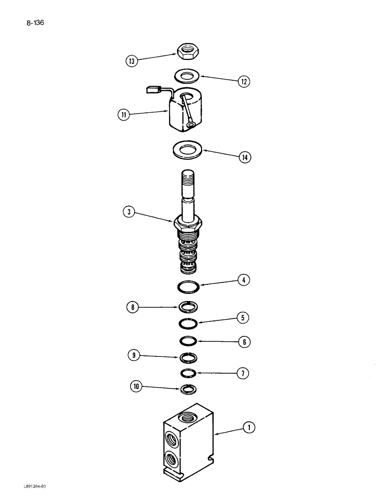 Схема запчастей Case IH 1680 - (8-136) - FEEDER AND SEPARATOR CLUTCH VALVE ASSEMBLY, MODULAR CONTROL (07) - HYDRAULICS