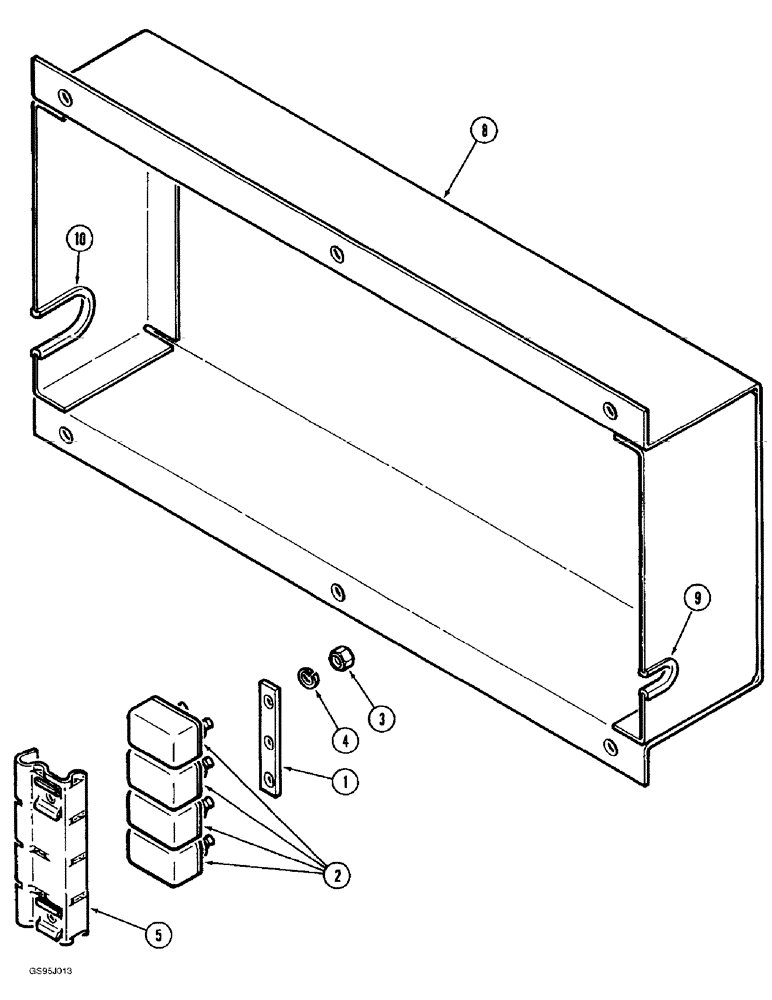 Схема запчастей Case IH 1682 - (4-16) - CIRCUIT BREAKER (06) - ELECTRICAL