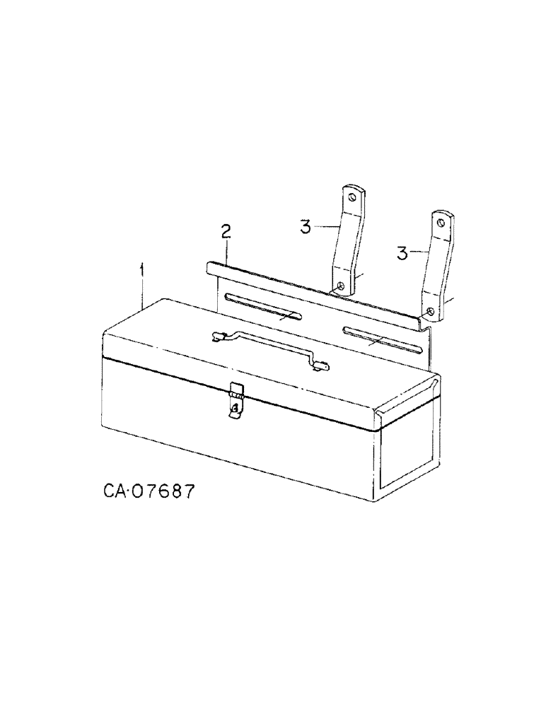 Схема запчастей Case IH 3788 - (02-02[A]) - MISCELLANEOUS, TOOL BOX Accessories & Attachments / Miscellaneous