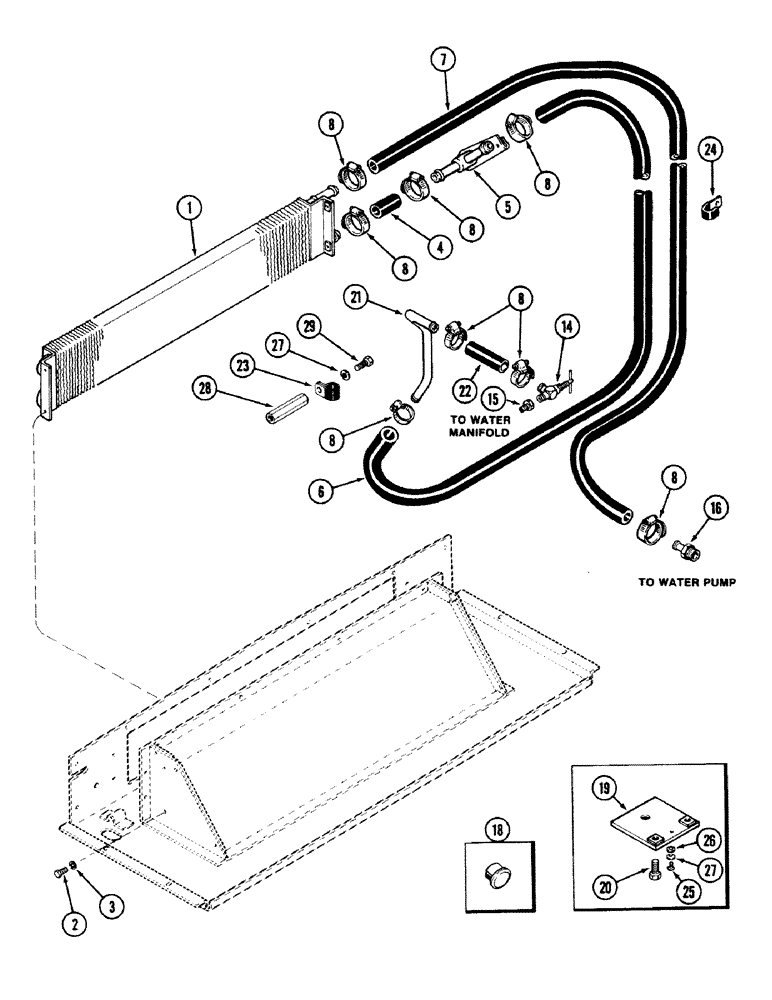 Схема запчастей Case IH 2594 - (9-130) - CAB, HEATER, PRIOR TO CAB SERIAL NO. 12093701, PRIOR TO EUROPEAN CAB SERIAL NO. 12092344 (09) - CHASSIS/ATTACHMENTS