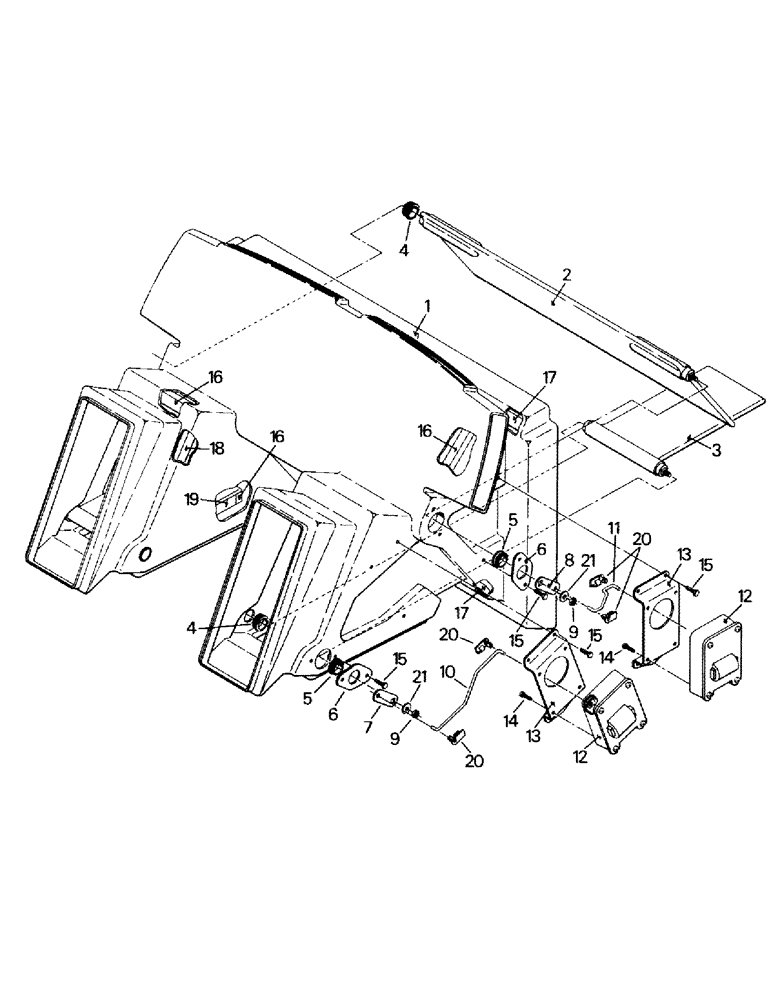 Схема запчастей Case IH STEIGER - (03-03) - CLIMATE CONTROL PLENUM (03) - Climate Control