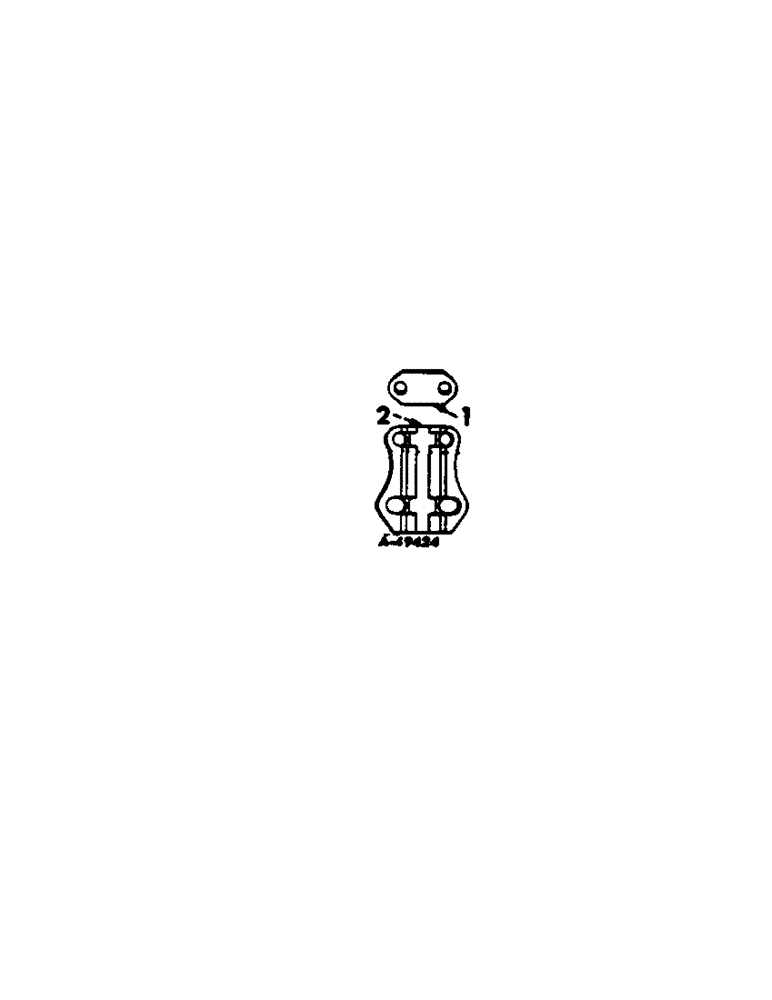 Схема запчастей Case IH 60 - (D-04[A]) - OUTER COLTER CLAMP UNIT WITH AUXILIARY CAP 