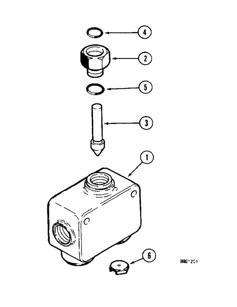 Схема запчастей Case IH 1800 - (8-32) - AUTOMATIC HEIGHT CONTROL VALVE ASSEMBLY (07) - HYDRAULICS