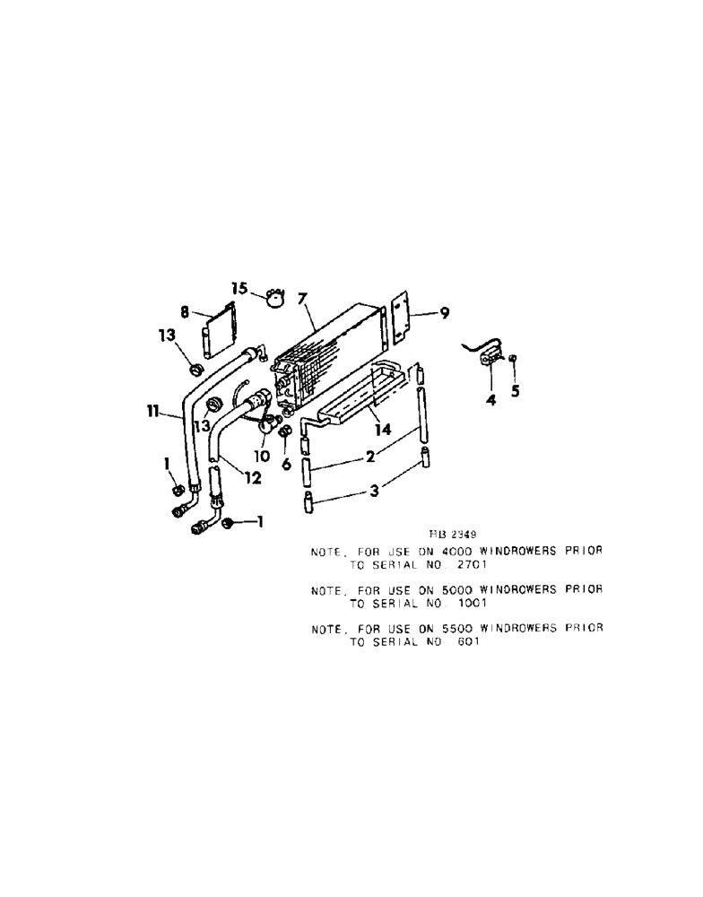 Схема запчастей Case IH 4000 - (13-17) - SUPERSTRUCTURE, OPERATORS CAB EVAPORATOR (05) - SUPERSTRUCTURE