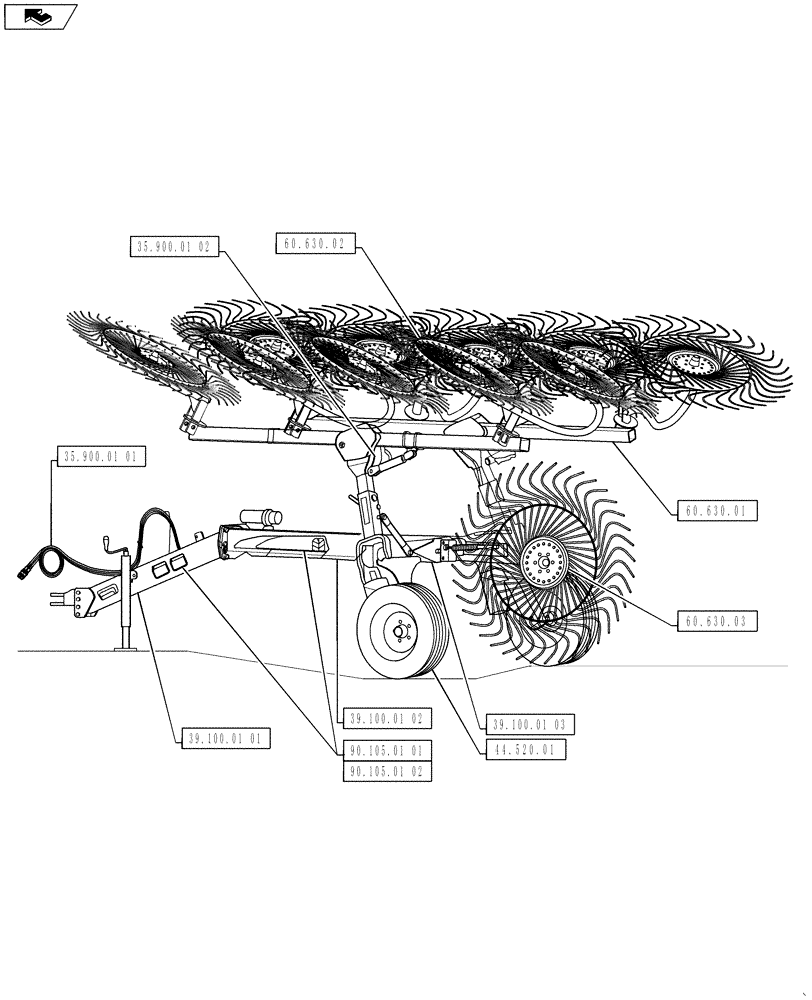 Схема запчастей Case IH WR102B - (00.000.01) - PICTORIAL INDEX (00) - GENERAL & PICTORIAL INDEX