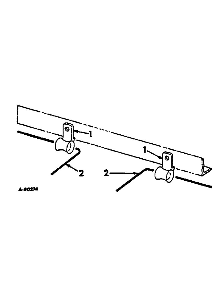 Схема запчастей Case IH 58-SERIES - (P-45) - GRASS WATERWAY ATTACHMENT, FOR 4 AND 6-ROW PLANTERS 