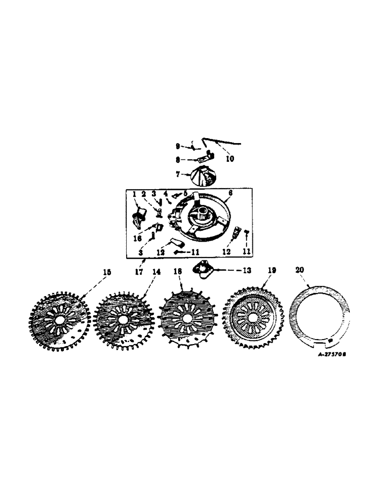 Схема запчастей Case IH 87 - (Q-15) - COTTON PLANTING EQUIPMENT, ONE PER ROW, 1966 TO 1977 